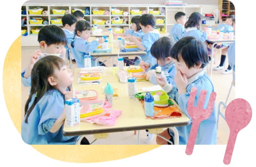 西多賀幼稚園の給食は希望注文制です。